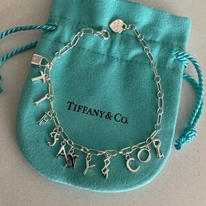 New! Tiffany & co charm bracelet